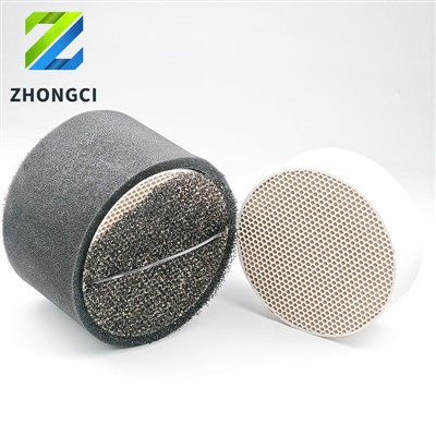 Rund honeycomb keramik